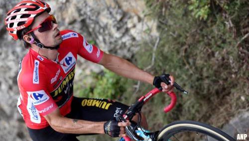 Primoz Roglic geeft fout toe in Vuelta