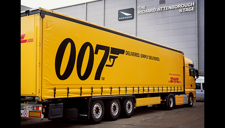 DHL opnieuw onderweg voor 007: No Time To Die!