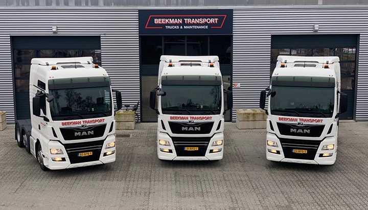 Drie MAN TGX voor Beekman Transport Apeldoorn