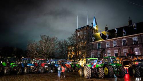 Boeren weer weg bij Binnenhof