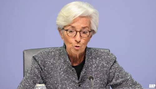'Lagarde vreest stevige krimp economie eurozone door corona'