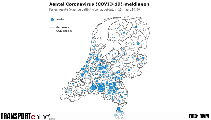 190 nieuwe coronagevallen in Nederland, 10 personen in totaal overleden