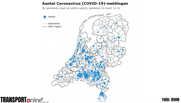 155 nieuwe corona besmettingen in Nederland en twee patiënten overleden