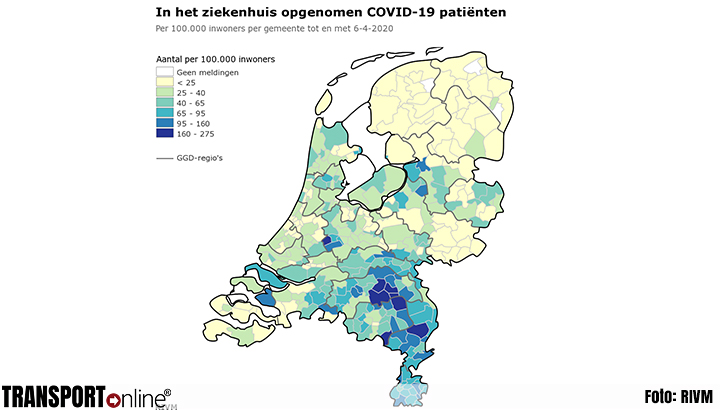 101 doden en 260 ziekenhuisopnames vanwege coronavirus in Nederland