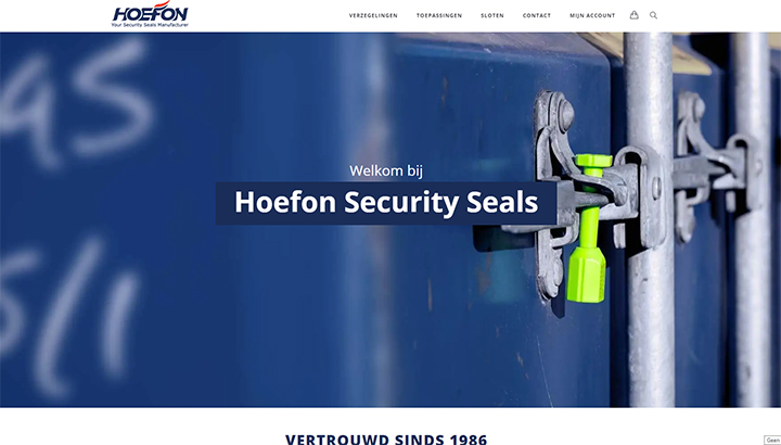 Hoefon Security Seals lanceert vernieuwde webshop