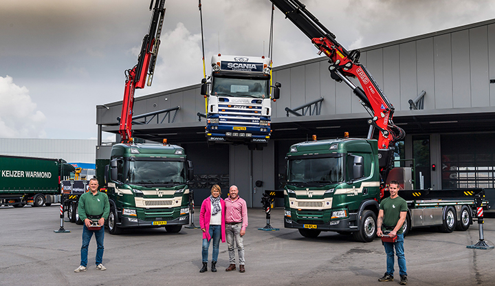 Transport Keijzer Warmond koopt twee autolaadkranen: 'Scania had de juiste cabine voor ons'