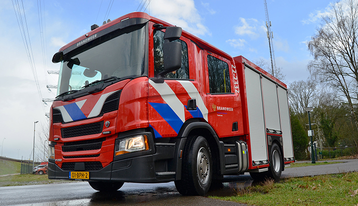 Vier Scania brandweervoertuigen voor Brandweer Brabant-Zuidoost