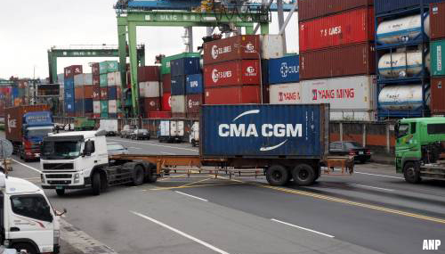 Export China zakte weer weg in mei