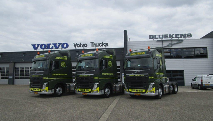 Ancotrans start met drie nieuwe Volvo's in Nederland