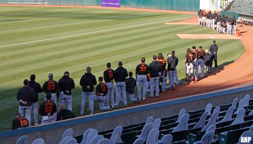 Trump baalt van knielende honkballers