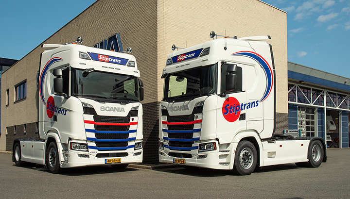 Twee nieuwe Scania's voor Stiptrans uit Nijmegen