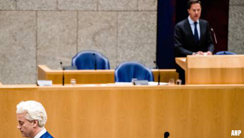Wilders: Rutte is door de knieën gegaan