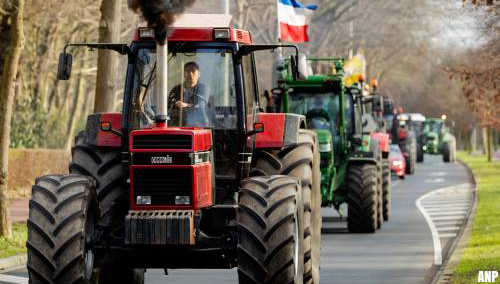 Tractoren bij boerenactie in provincie Utrecht verboden