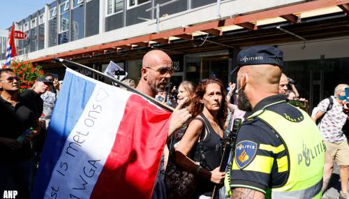 Tegenstanders mondkapjesplicht weggestuurd uit centrum Rotterdam