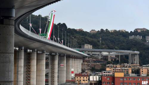 Nieuwe brug in Genua geopend na instorten Morandi-brug