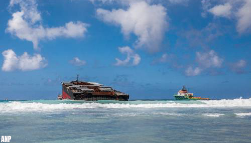 Mauritius arresteert kapitein van op rif gestrand schip