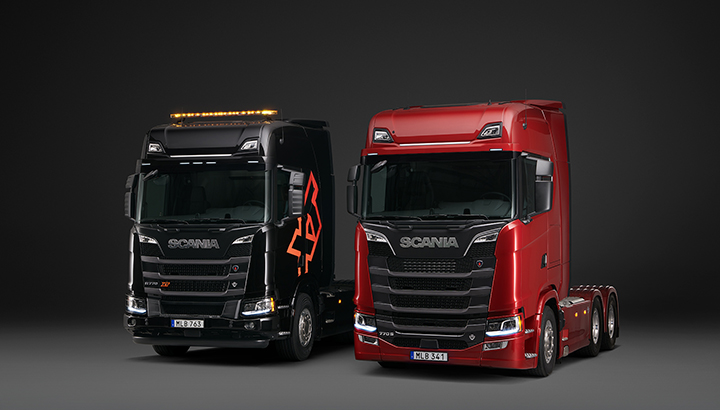 Scania introduceert nieuwe V8-motoren