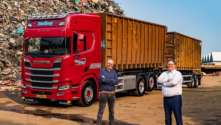 Nieuwe Scania's R450 trucks voor Bas Kooij Transport