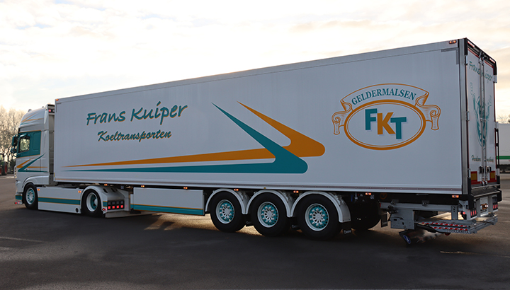 Nieuwe polyester Krone koeloplegger voor Frans Kuiper Transport