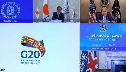 Trump bij G20-top: klimaatverdrag van Parijs 'zeer oneerlijk'