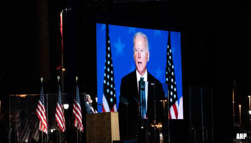 Joe Biden houdt om 02.00 uur Nederlandse tijd een toespraak