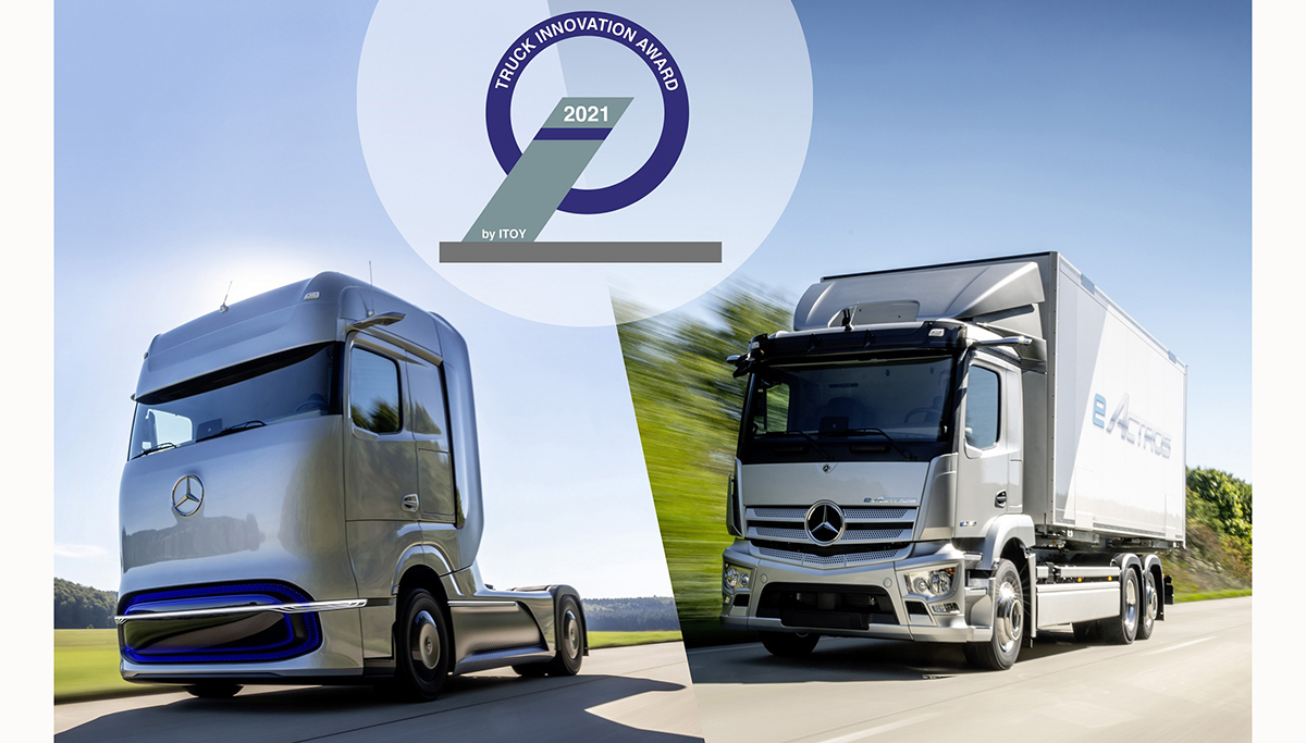 Mercedes-Benz Trucks wint Truck Innovation Award 2021