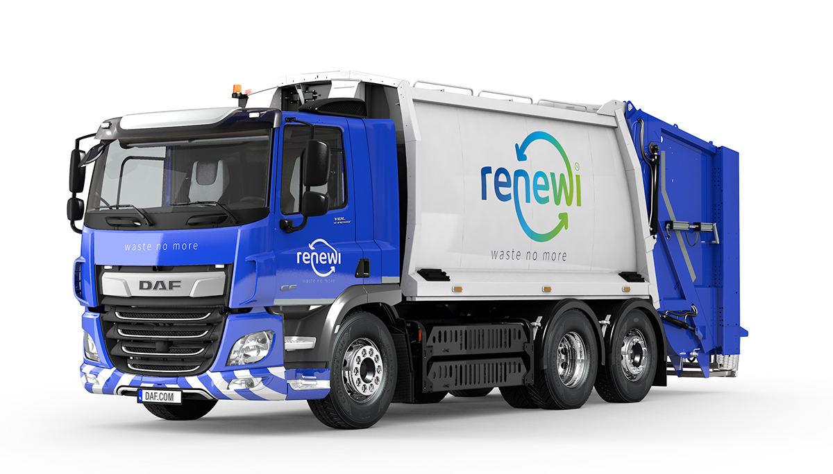 Renewi bestelt eerste DAF FAN CF Electric bij DAF Trucks