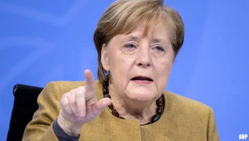 Merkel: lockdown vanwege coronavirus nog tot begin april