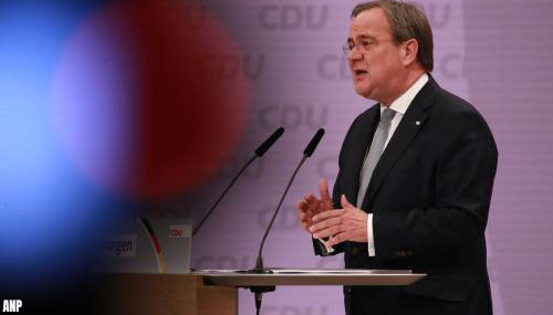 CDU kiest Armin Laschet als nieuwe partijleider