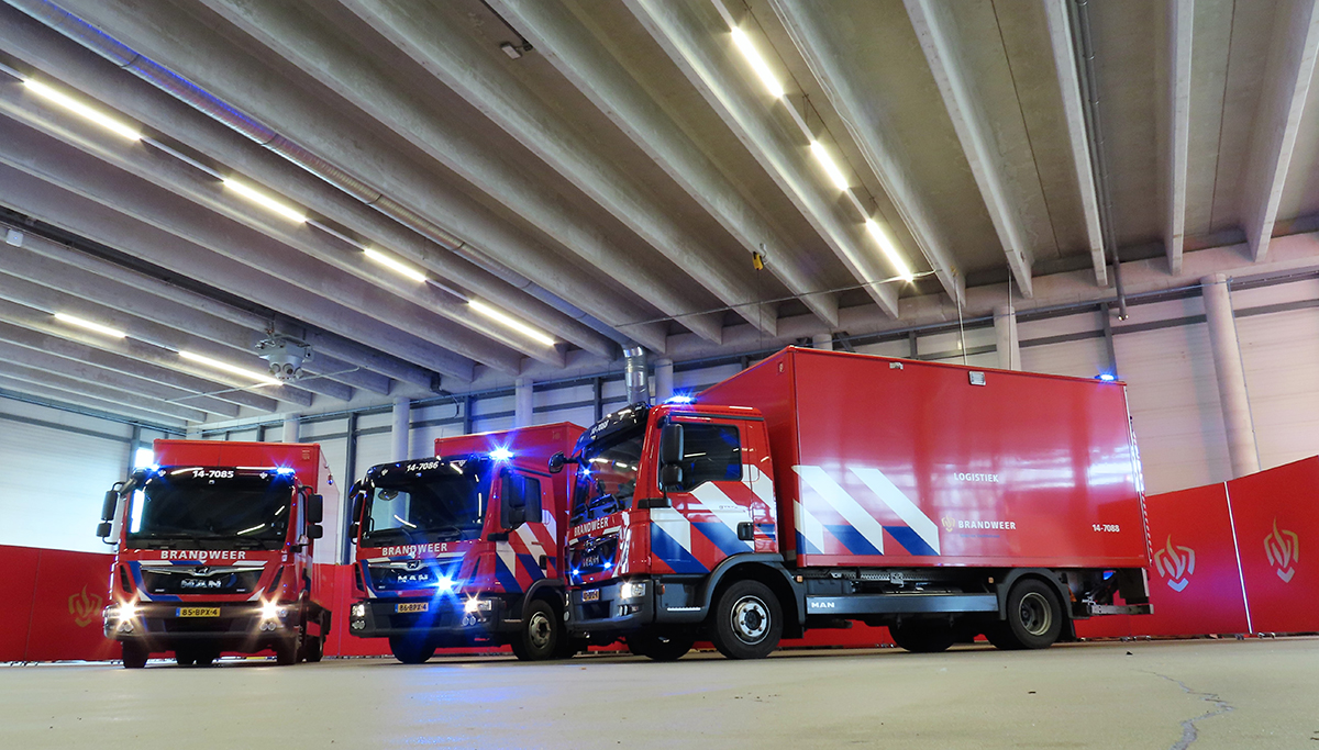 Drie nieuwe MAN TGL brandweervoertuigen voor Veiligheidsregio Gooi & Vechtstreek