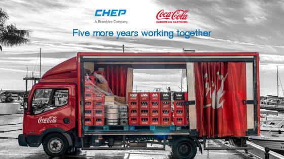CHEP ook de komende 5 jaar in zee met Coca-Cola European Partners