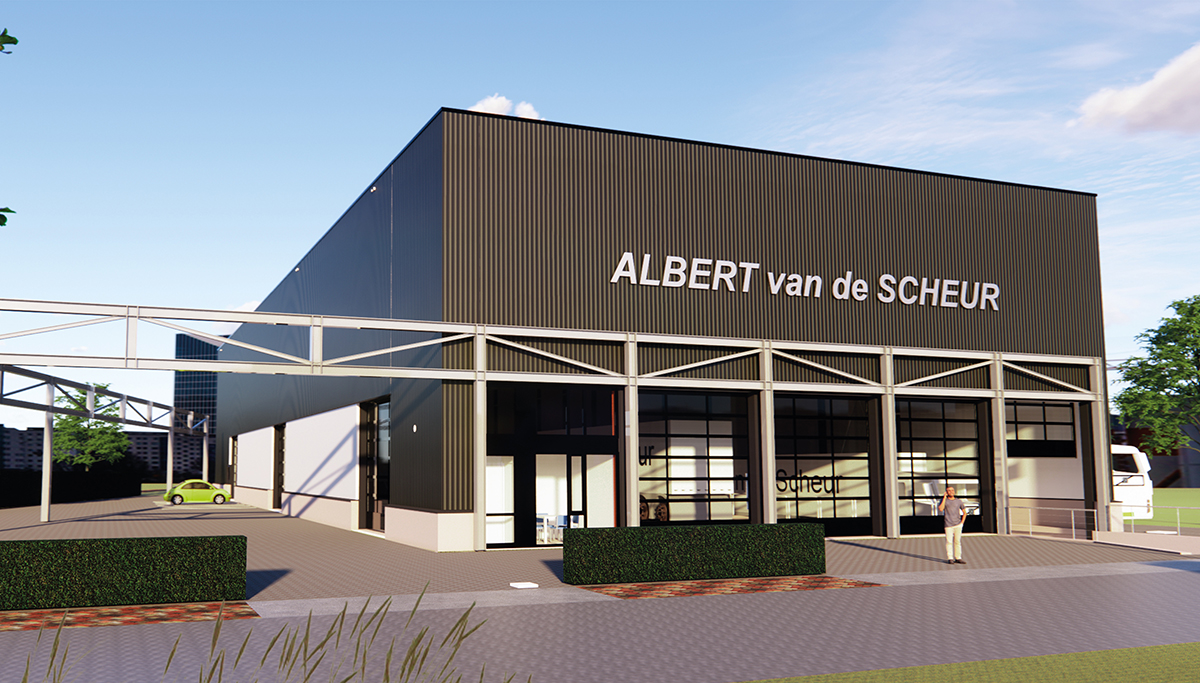 Nieuwe bedrijfshal voor Albert van de Scheur