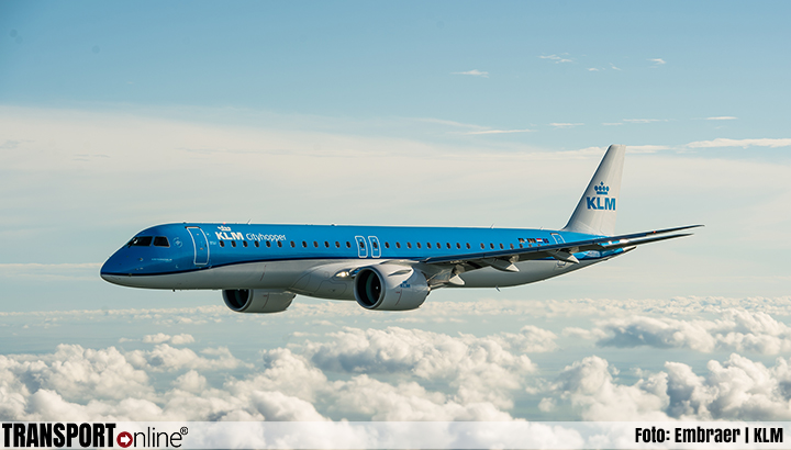 Eerste Embraer 195-E2 van KLM Cityhopper op Schiphol aangekomen