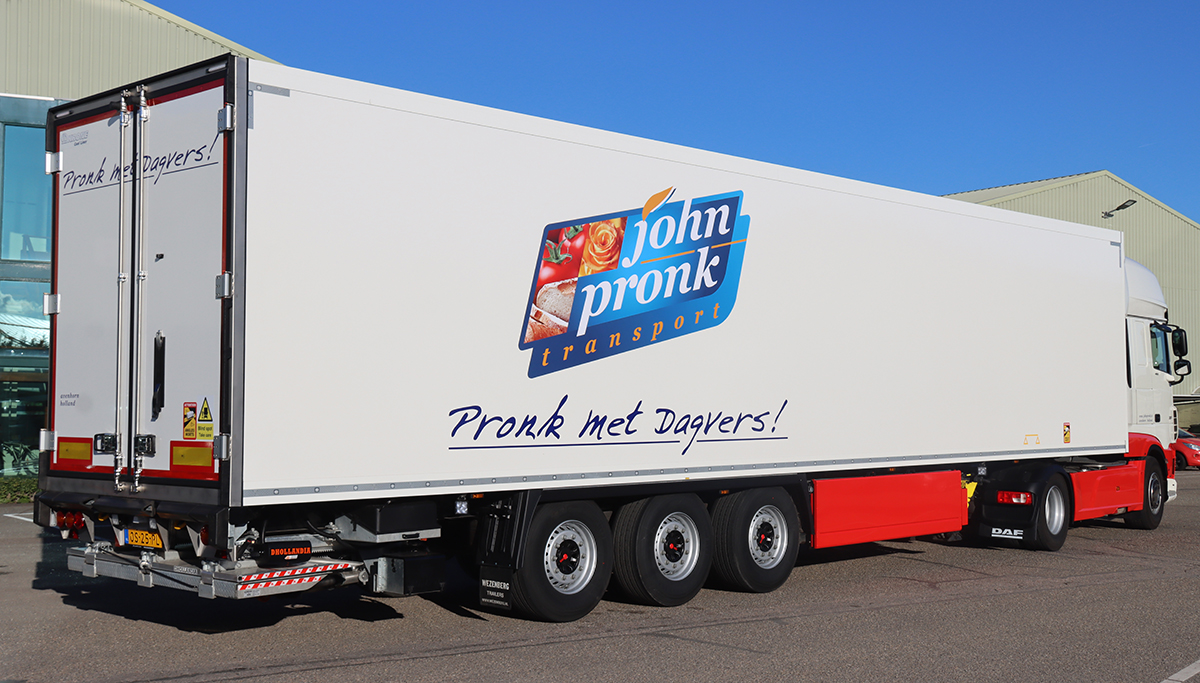 Tien polyester Krone koelopleggers voor John Pronk Transport