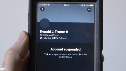 Twitter staat publicatie van gearchiveerde tweets Trump niet toe