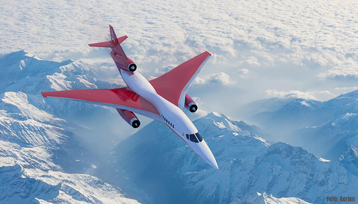 Aerion stopt met ontwikkeling supersonisch passagiersvliegtuig AS2
