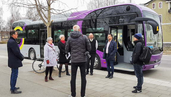 BYD levert elektrische bussen aan Nobina in Zweden