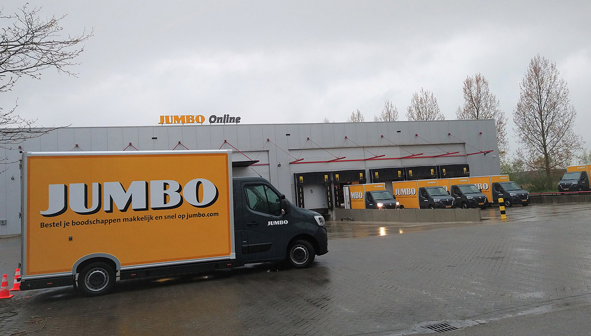 Jumbo opent in Groningen tiende thuisbezorg hub