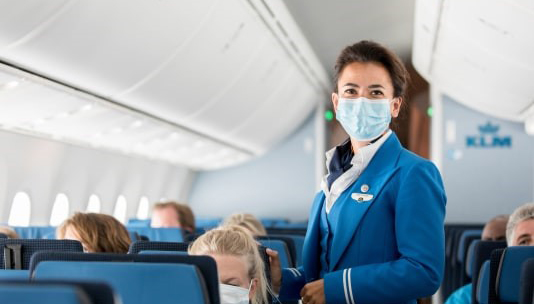 KLM wint Diamond Award als beste luchtvaartmaatschappij voor Health Safety