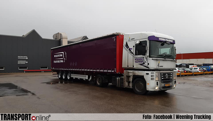 Weening Trucking BV failliet verklaard