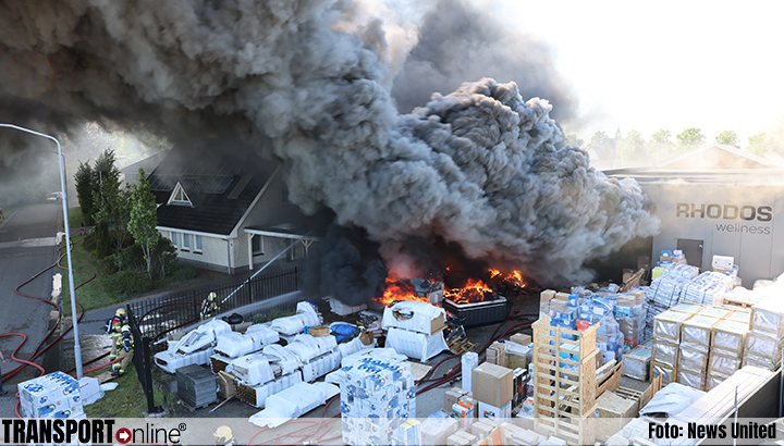 Grote brand bij Rhodos Wellness in Oldebroek onder controle [+foto]