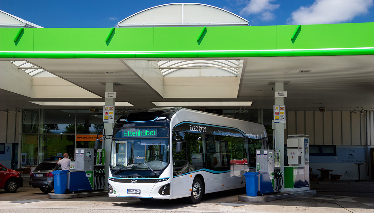 Hyundai doet pilot met waterstof-elektrisch aangedreven stadsbussen