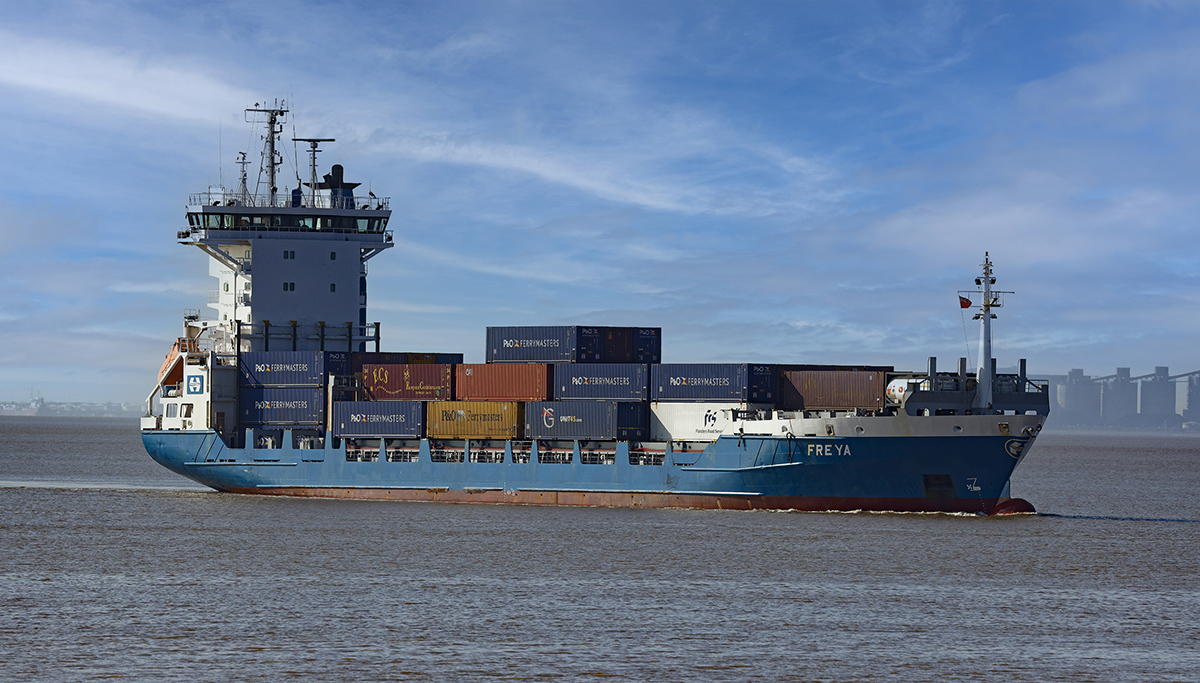 Tweede schip van P&O Ferries tussen Zeebrugge en Hull vandaag in de vaart gegaan