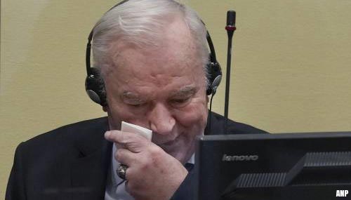 Mladic krijgt definitief levenslang voor genocide Srebrenica