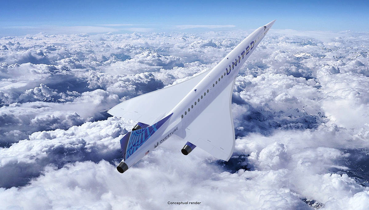 United Airlines koopt supersonische vliegtuigen van Boom Supersonic [+video]