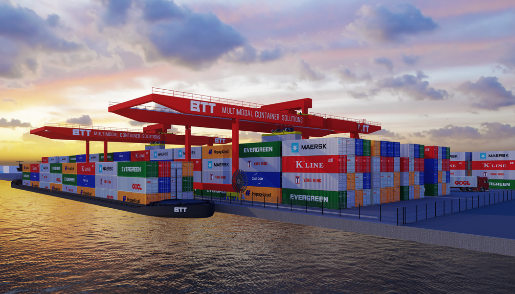 Europese steun voor nieuwe binnenvaartterminal van BTT in Bergen op Zoom