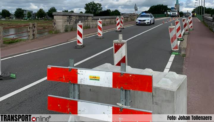 Maasbrug Roosteren - Maaseik dinsdag weer open voor alle verkeer