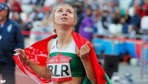 Atlete Kristina Tsimanoeskaja uit Belarus krijgt visum voor en steun van Polen