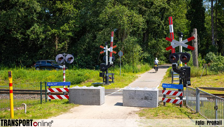 Spoorwegovergang in Horst aan de Maas dicht voor auto's en vrachtwagens