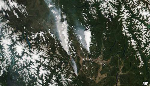 Extreme bosbranden in Canada en elders in de wereld